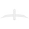 Ekena Millwork Bellingham Architectural Grade PVC Gable Bracket, 48"W x 16"H x 2"D x 4"F, 8/12 Pitch GBP048X16X0204BEL00 - alternate 3